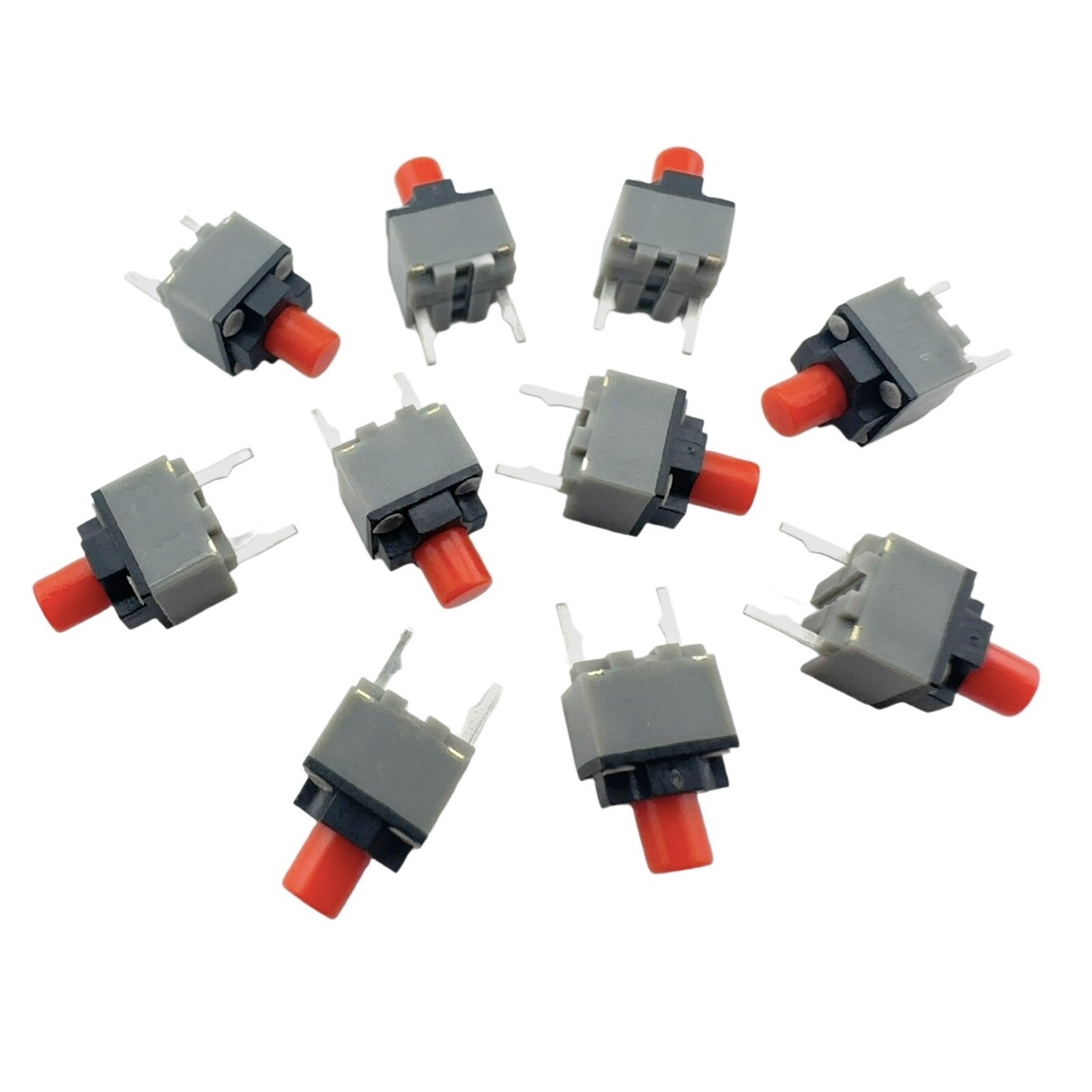 Kailh Silent 6.2X6.2x9.5mm Square Mute Micro-Switch (10 Pieces) US Stock