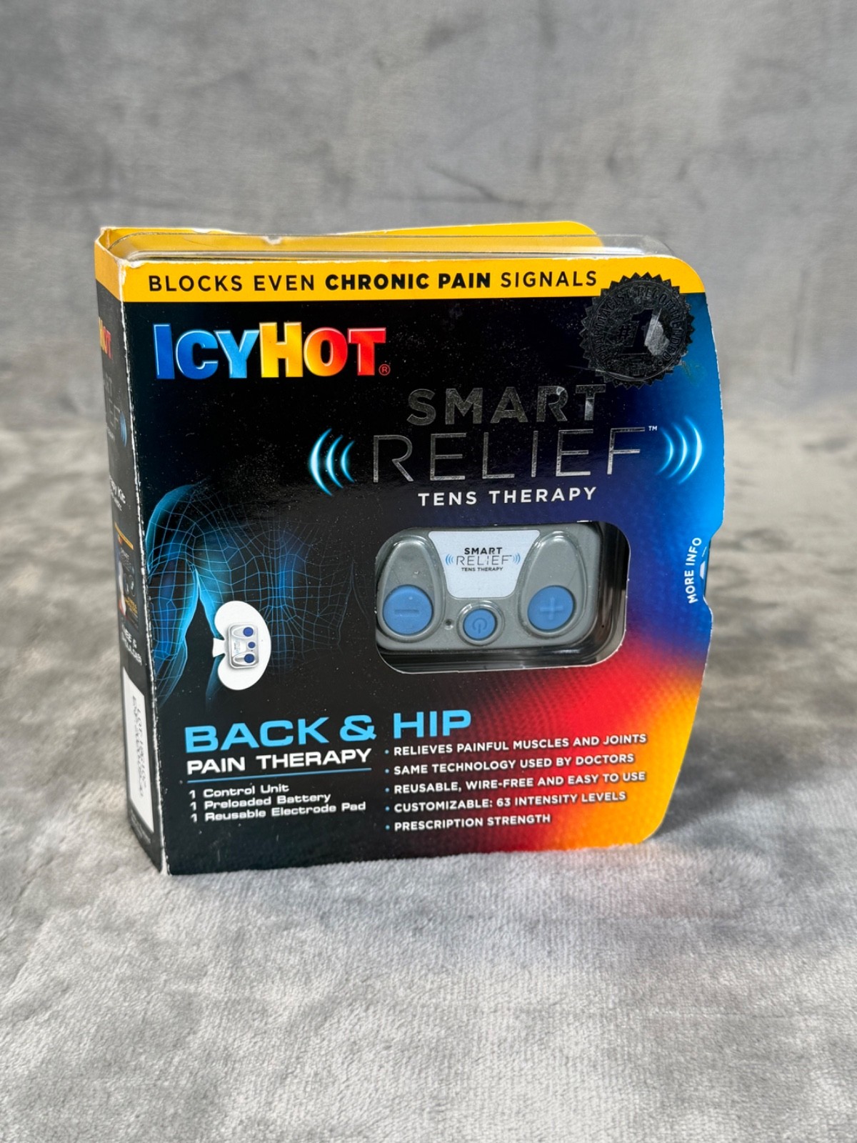 ICY HOT Smart Relief Tens Therapy Back Hip Knee Discontinued NOS Exp 09/2020