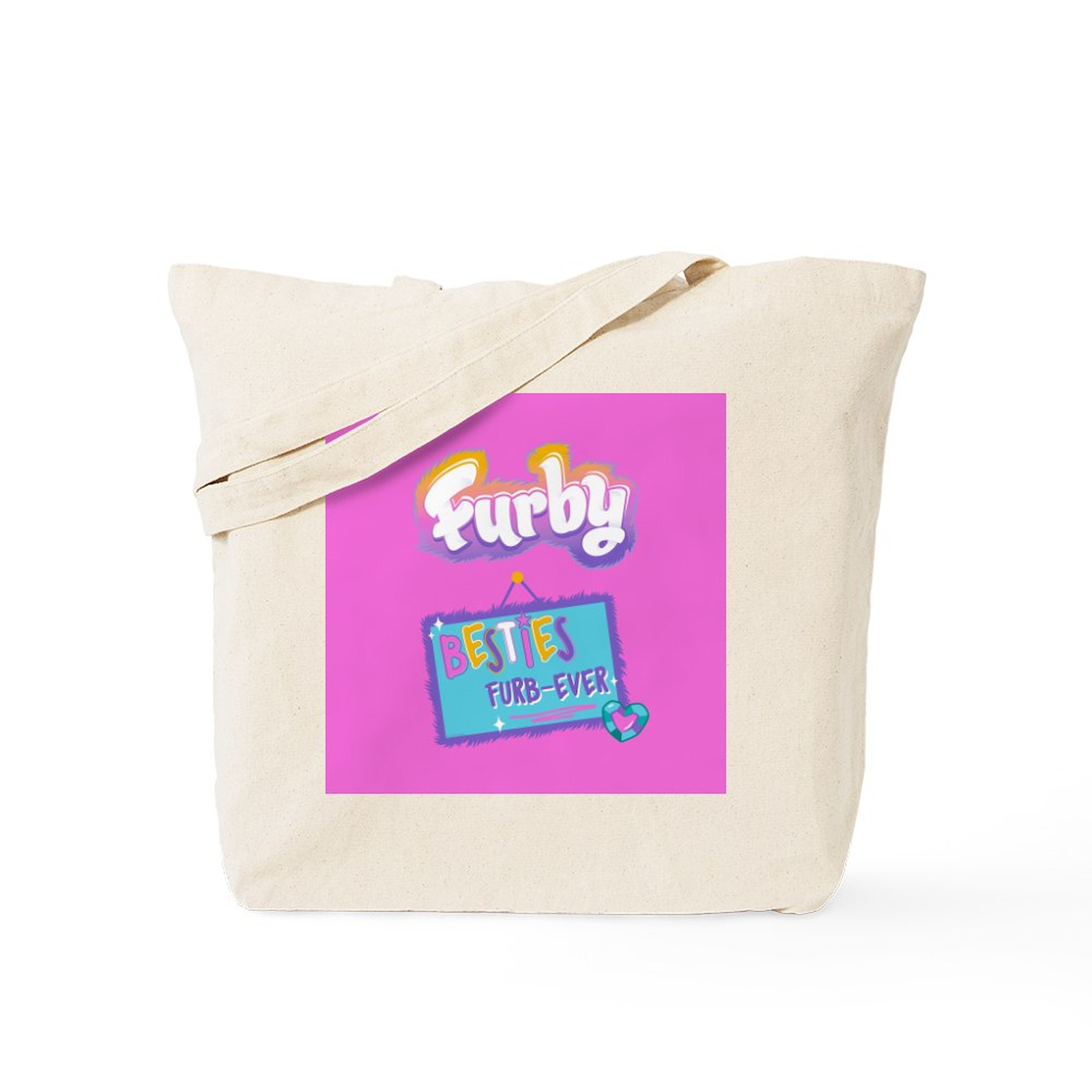 CafePress Besties Furbever Tote Bag (1219839528)