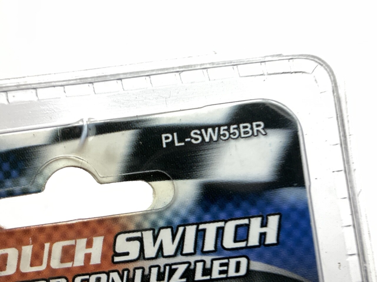 Pilot PL-SW55BR LED Touch Activated Switch, 12V, Blue On, Red Off