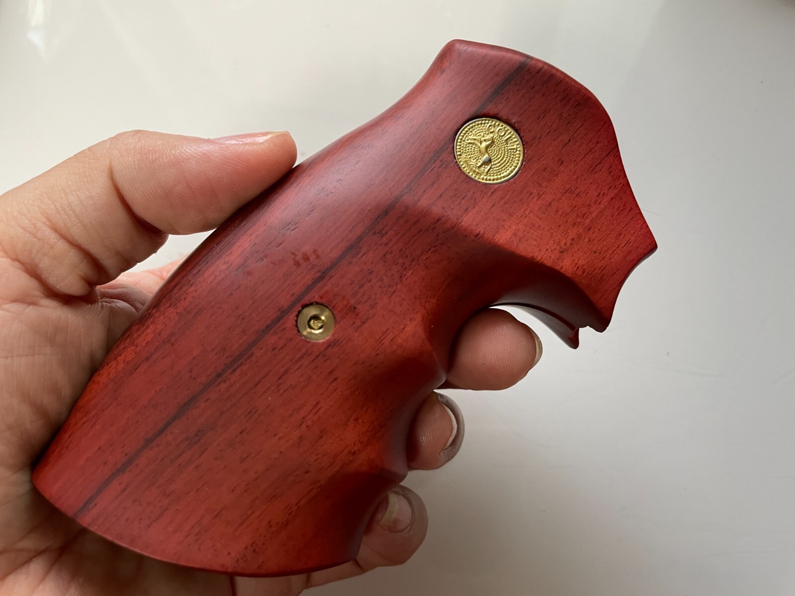 New All Smooth Wood Decorative Grips For Colt Python grip; Close back pattern05