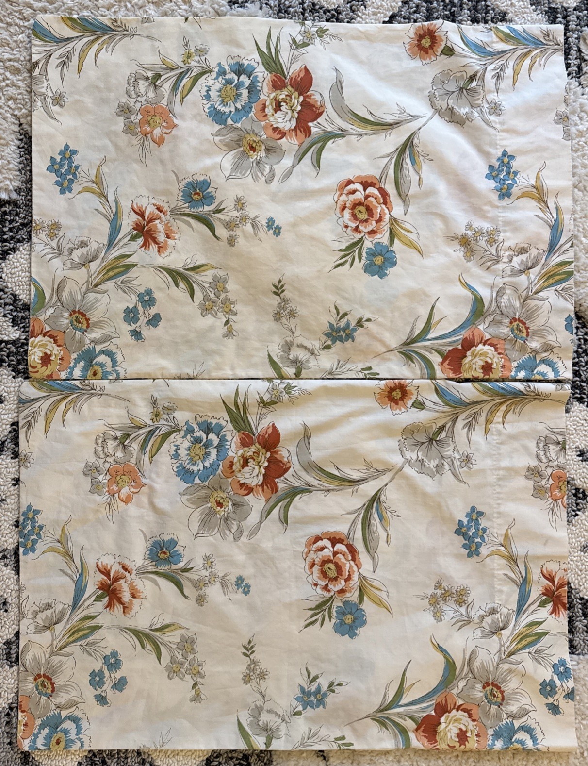 Jc Penney Percale Mystic Harbor Floral Standard Pillowcases