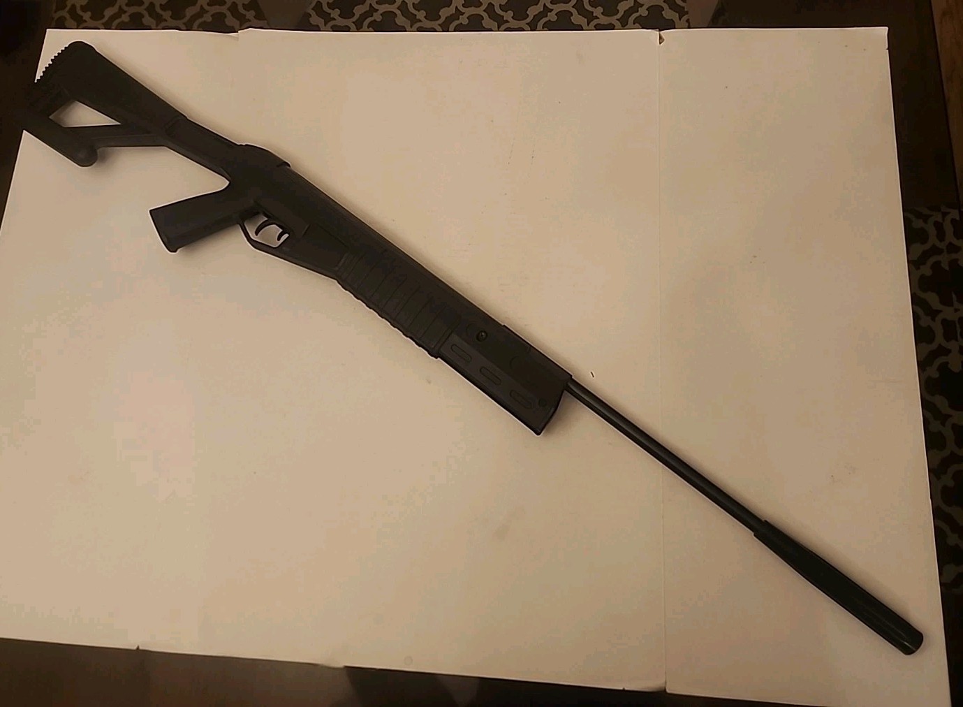 RARE Crosman Break Barrel Fury II Blackout .177 Pellet BB Air Rifle