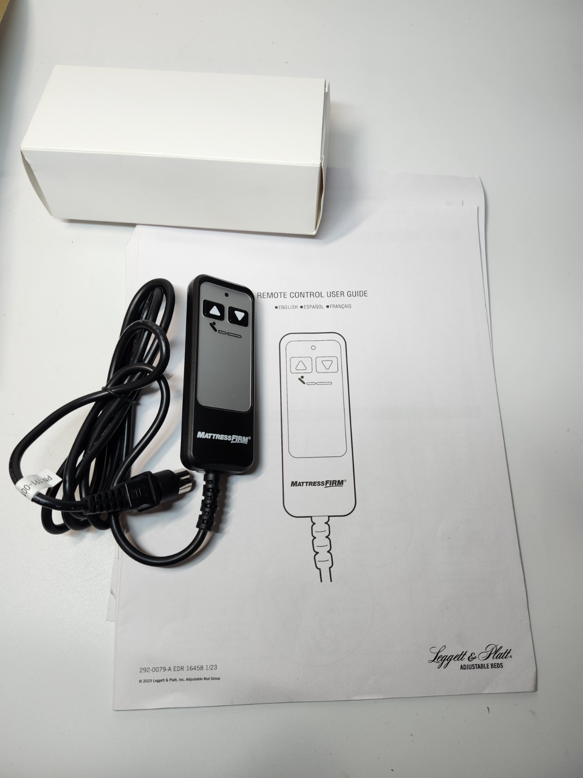 Leggett and Platt - 191-0014 - Wired Remote Control for Adjustable Bed - 5-Pin