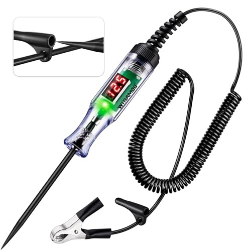 Automotive Test Light with 3-48V LED Digital Voltage Display, Auto 3V-48V