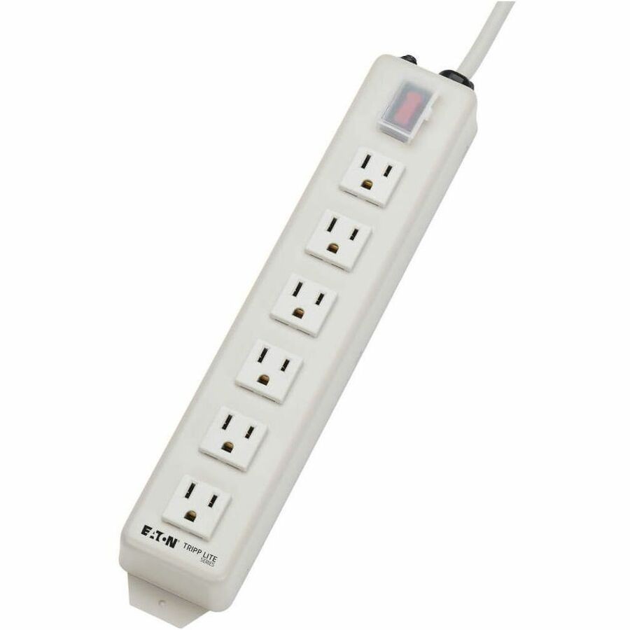 Tripp Lite Power Strip 120V 5-15R 6 Outlet Metal 6' Cord 5-15P (TLM606NC)