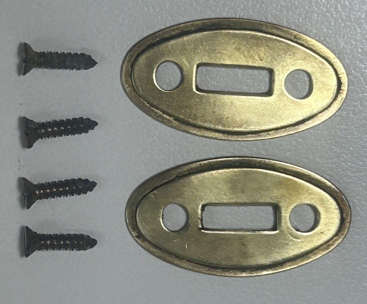 T/C Thompson Center Hawken Sidelock Muzzleloader Brass Escutcheons W/ Screws