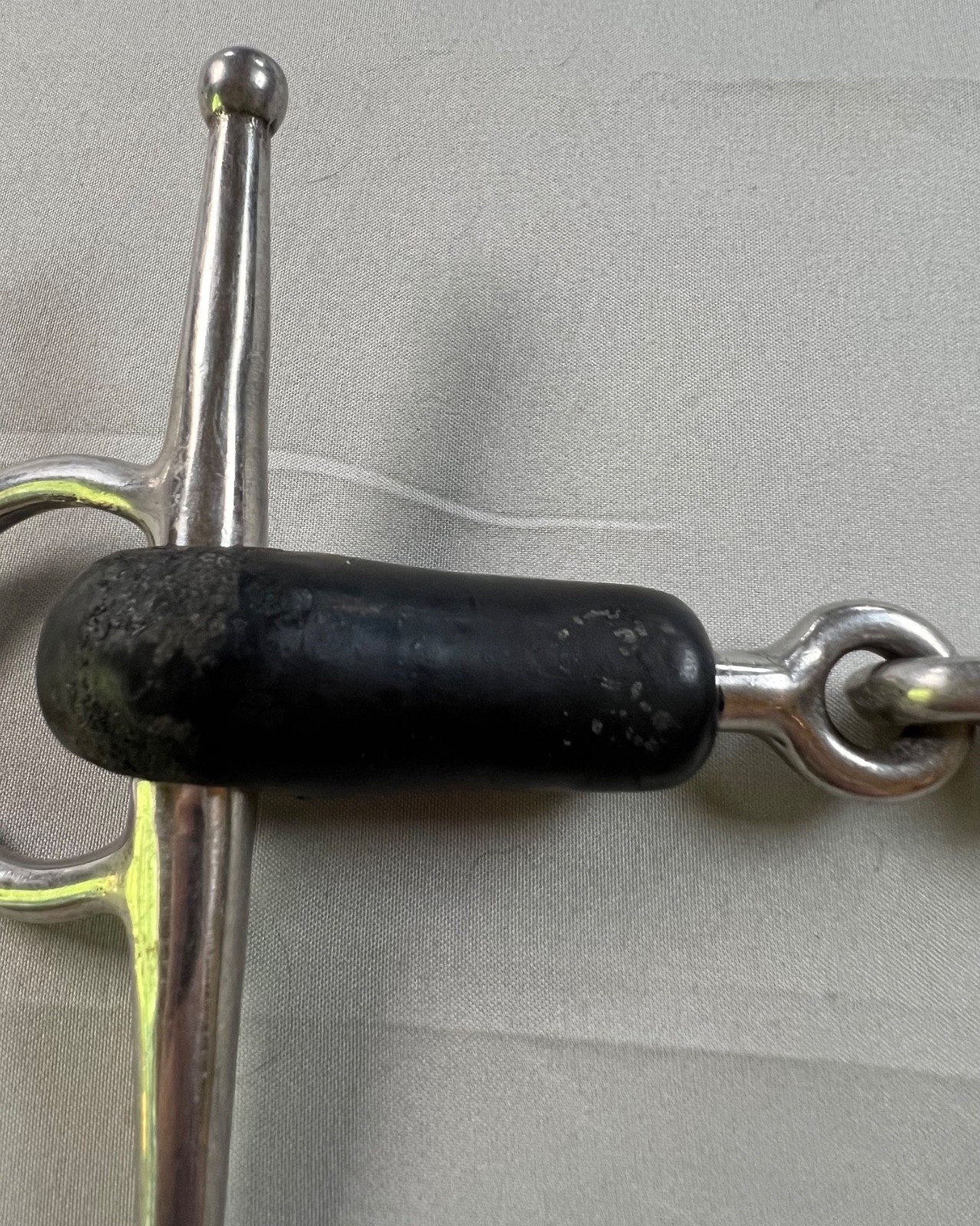 5" Rubber Full Cheek Bit