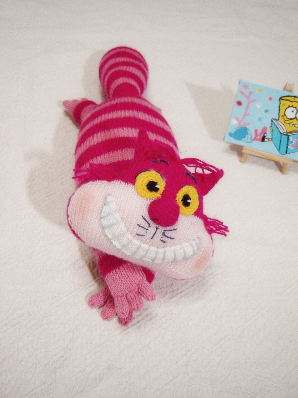 Wonderland Knitting Patterns – Printed Set: Rabbit, Cat & Toadstools