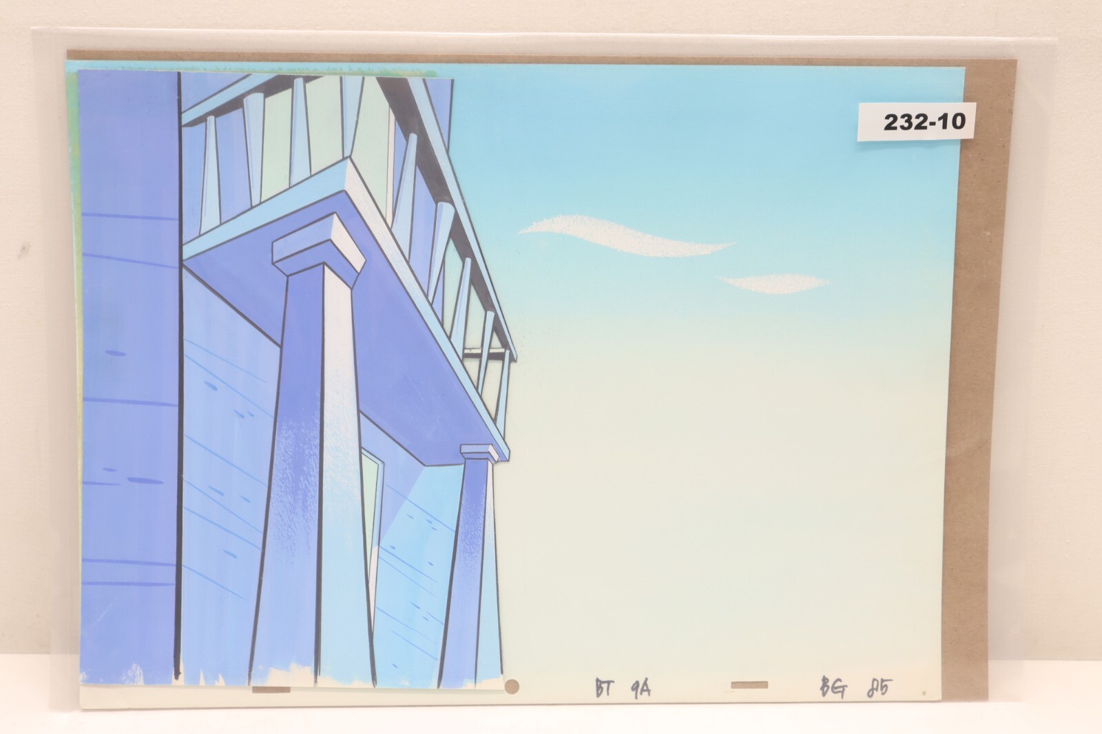 Original Hand Painted Animation Production Background (232-10)
