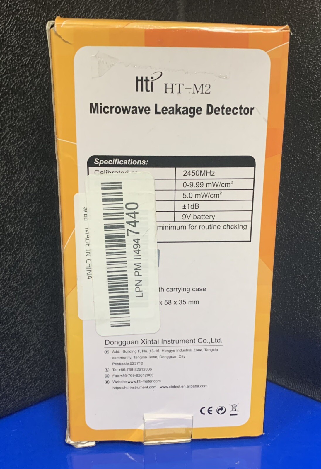 Digital Microwave Detector HT-M2 Digital LCD Display Microwave Leakage Detect...