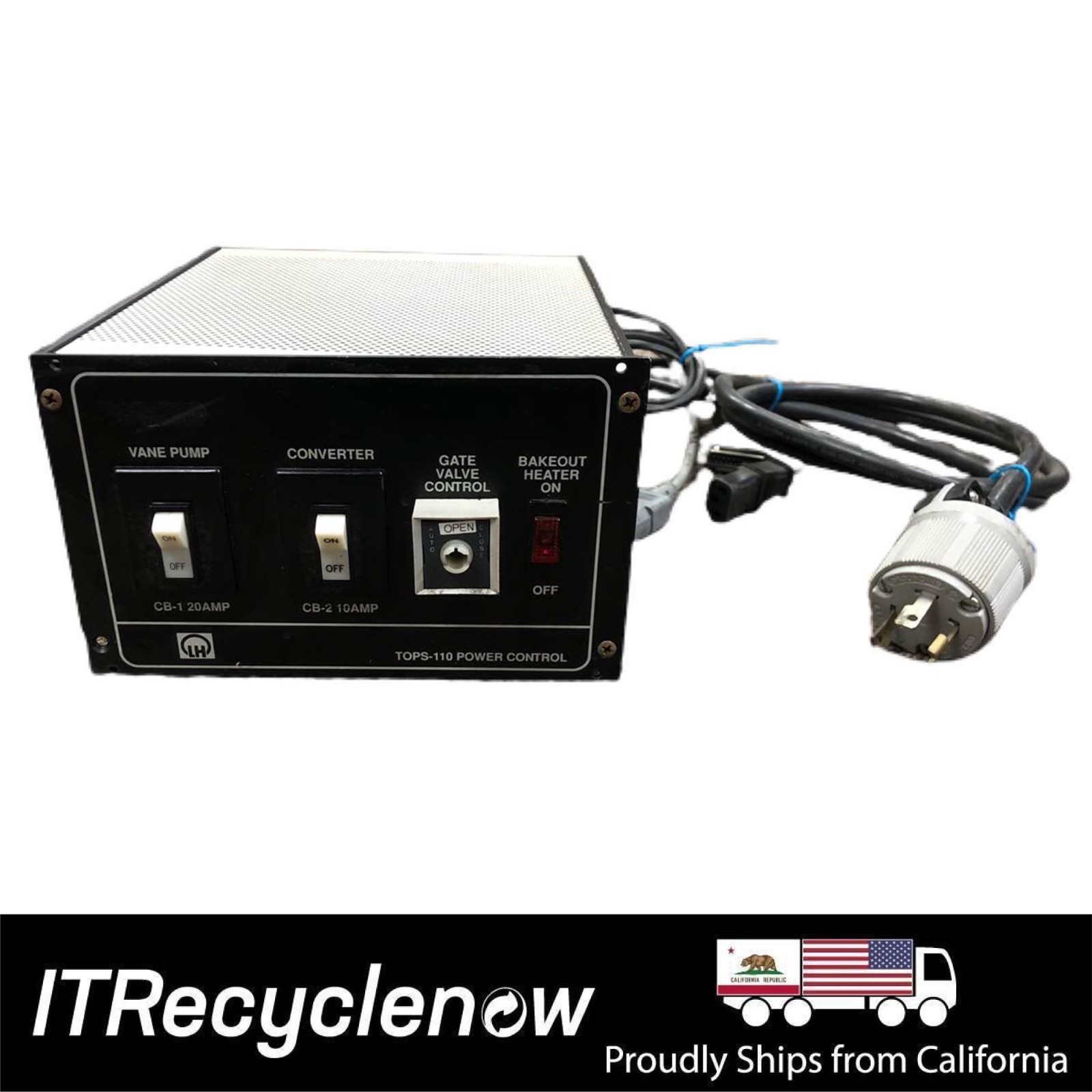 Leybold Heraeus LH TOPS-110 Turbo Molecular Pump Controller Power Supply