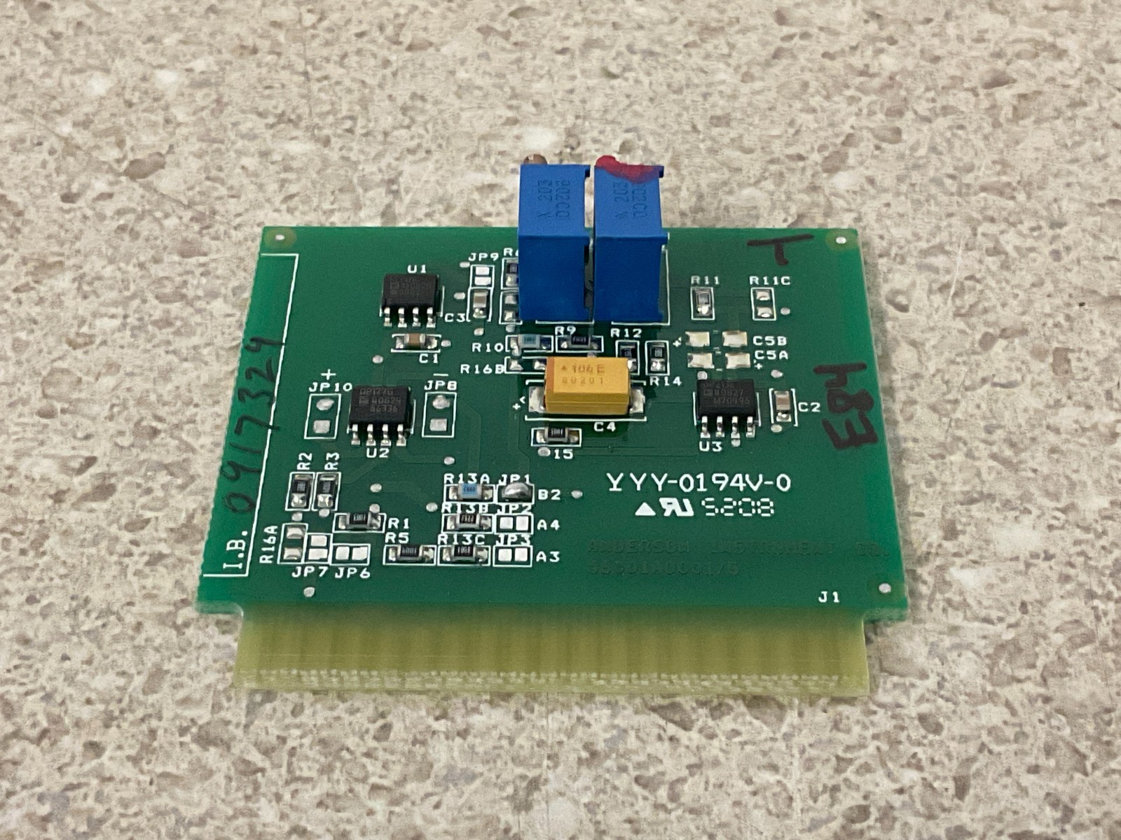 Anderson Instruments 56001A0001/6 PCB Board Amp Card NEW