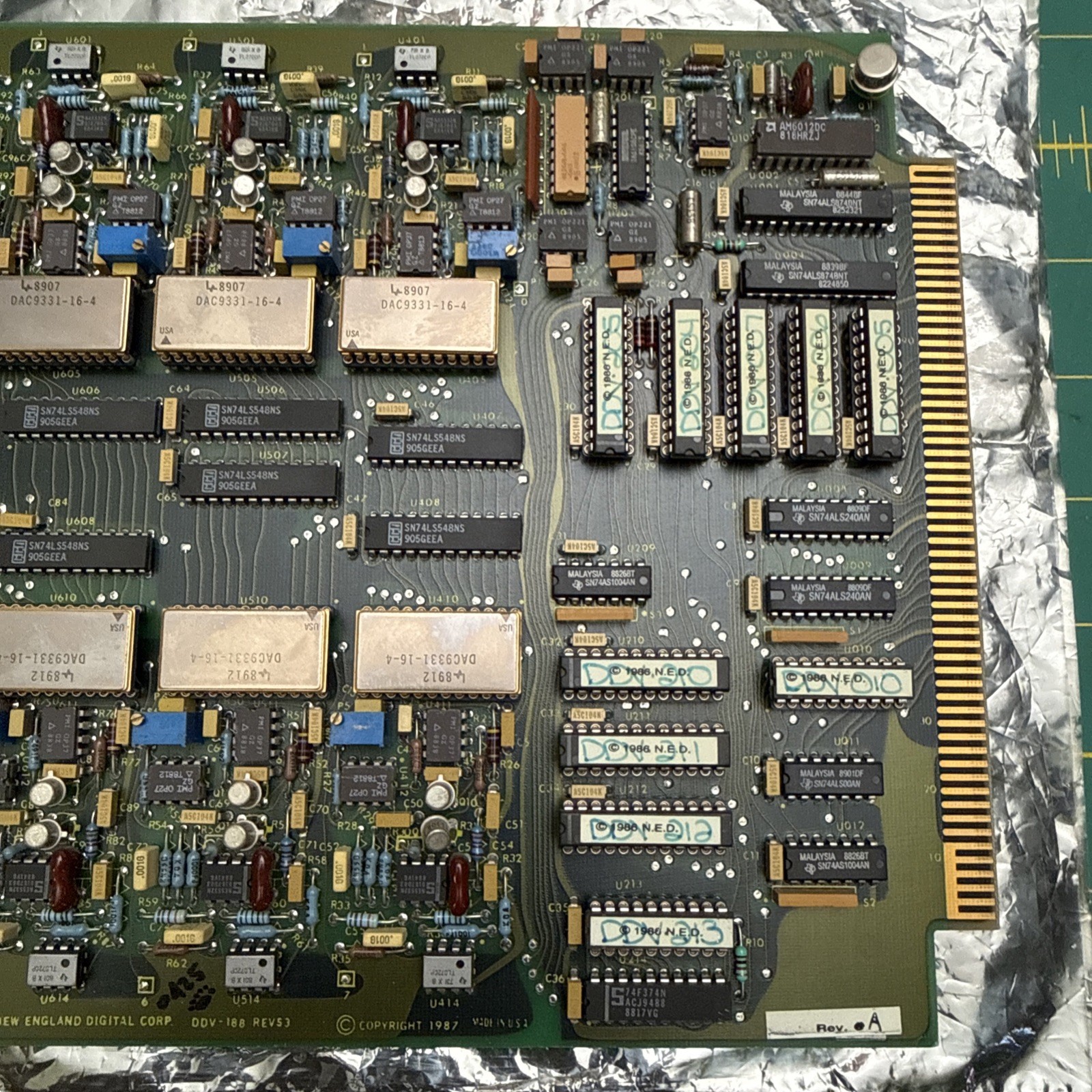 New England Digital Synclavier DDV Polyphonic Sampling Card