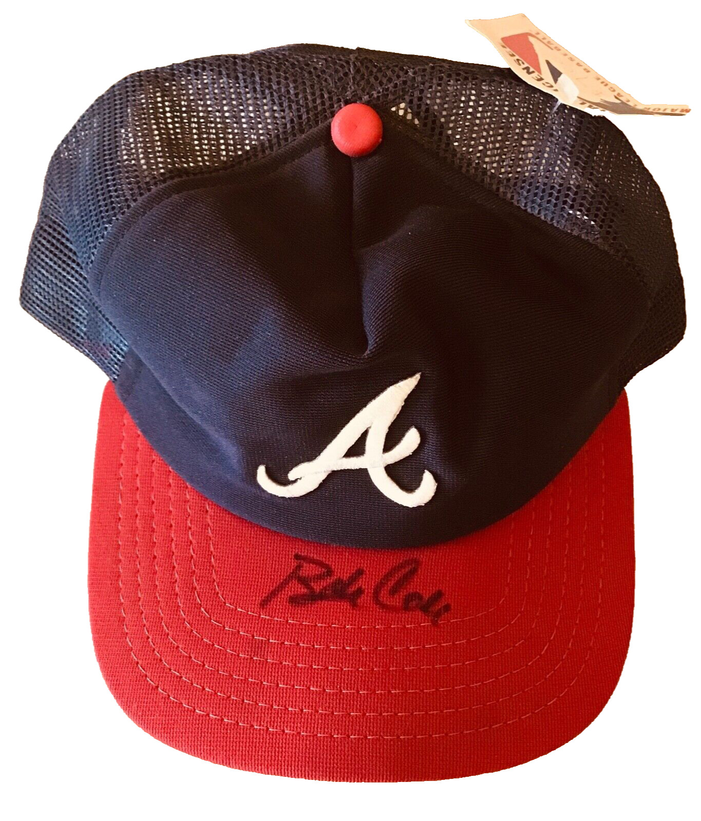 Atlanta Braves Hall of Fame 2014 BOBBY COX autograph signed hat 1995 WSC  auto