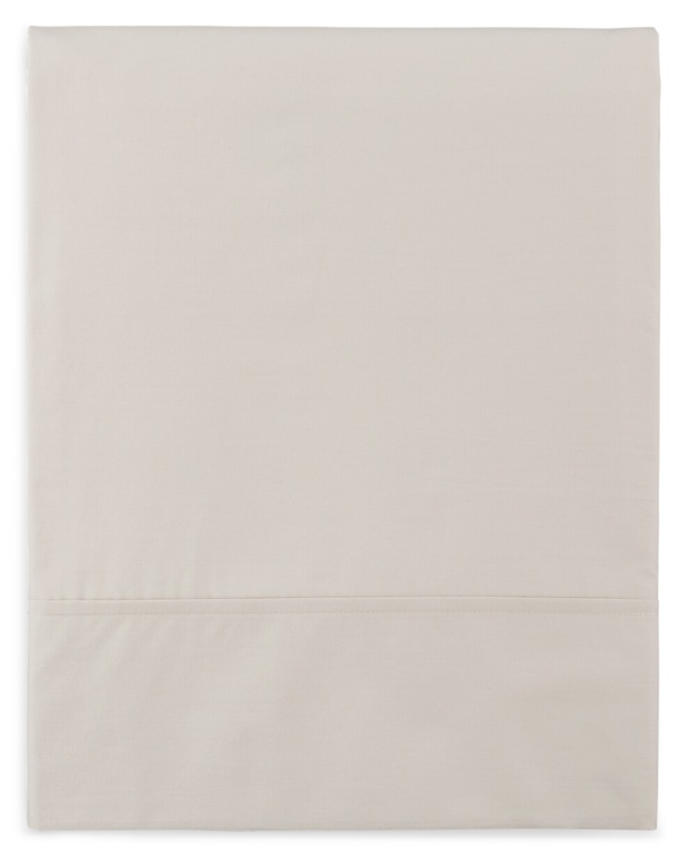 Hotel Collection 470 Thread Count Percale Supima Cotton Beige Flat Sheet, Queen