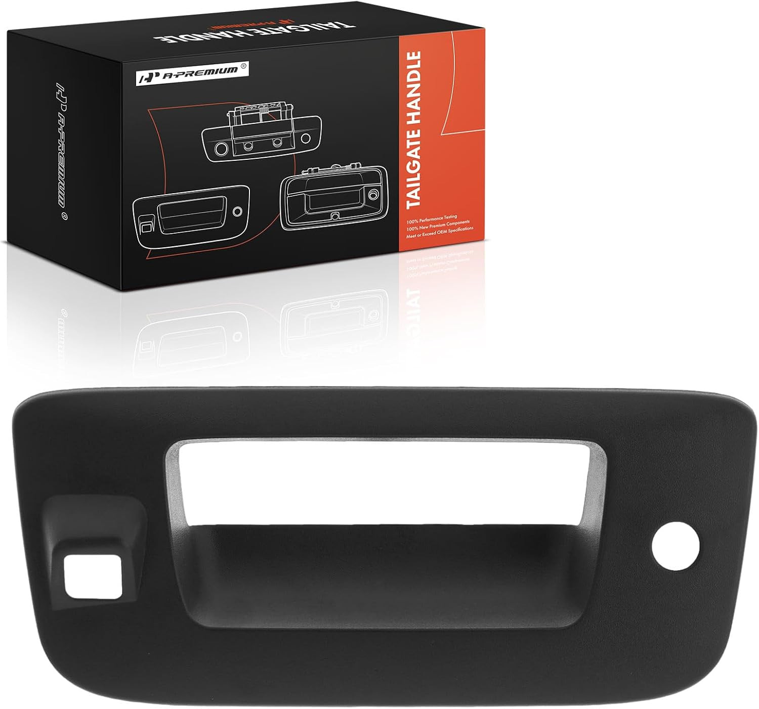 Tailgate Handle Bezel w/Camera & Keyhole Chevy GMC Silverado Sierra 2009-2013