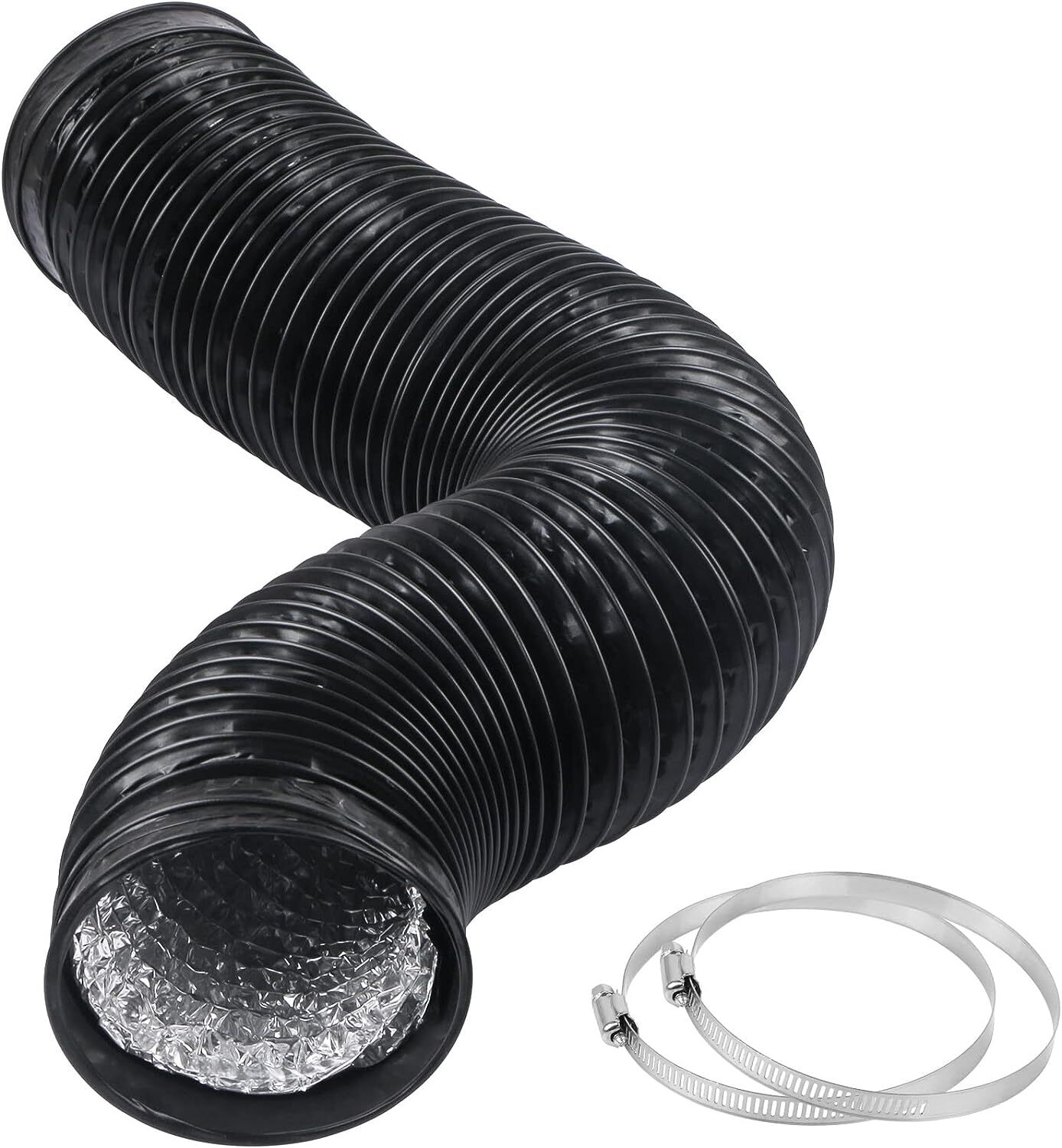 Flexible 6 inch 10 Feet Aluminum Ducting 4 Layer Protection Dryer Vent Hose