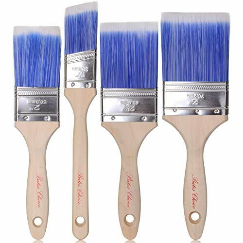 4 Pack, Paint Brushes Set, Professional Brush Set, Trim Paint Brush,Stain Brush