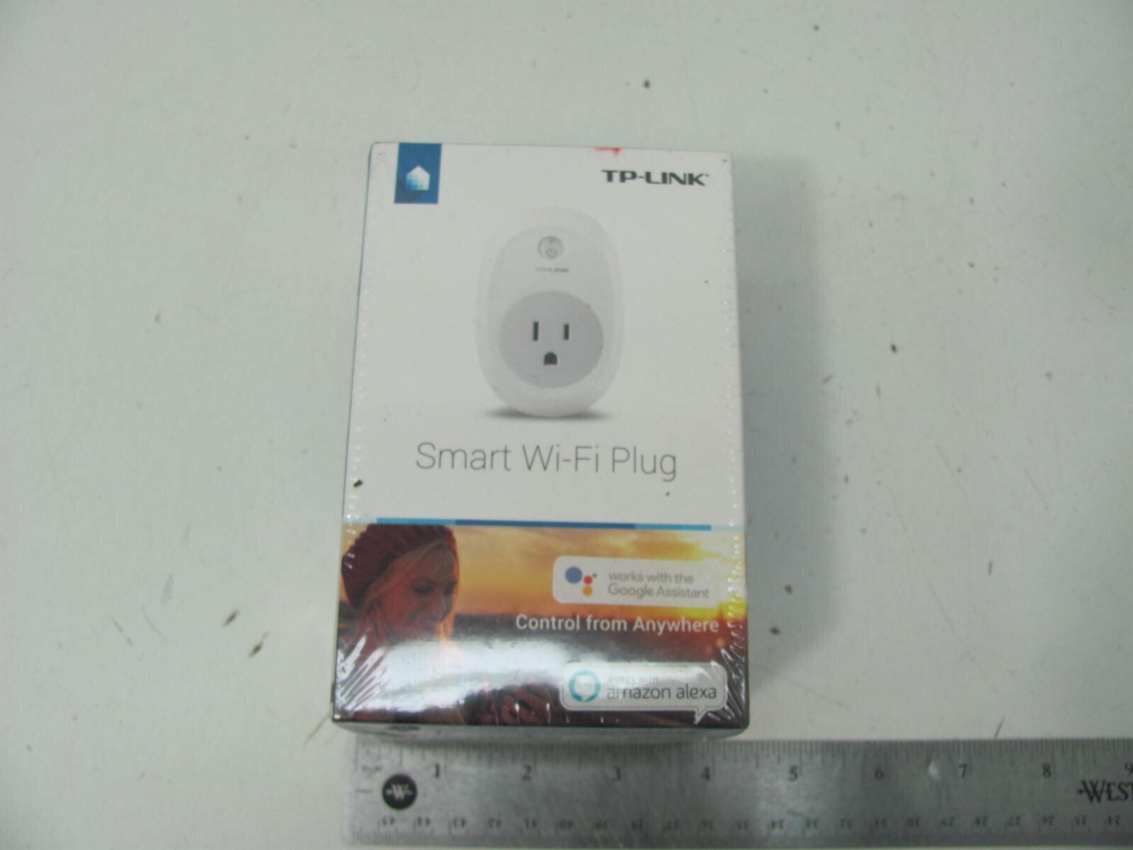 NEW TP-Link Wi-Fi Smart Plug HS105 Amazon Alexa Google Assistant Cortana White