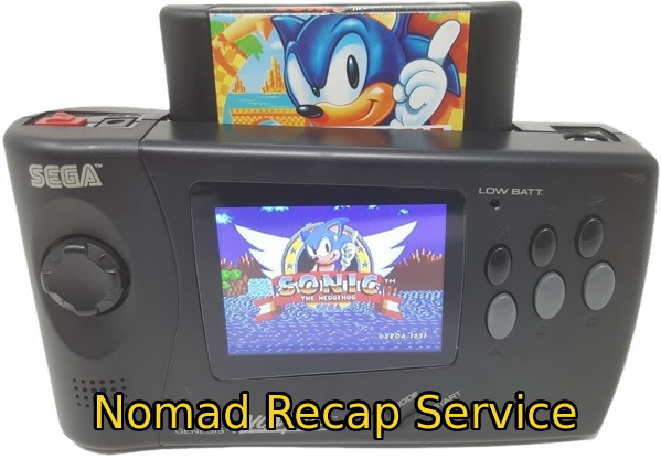 Sega Nomad Capacitor Replacement Service Recap Video Sound Audio Repair Fix