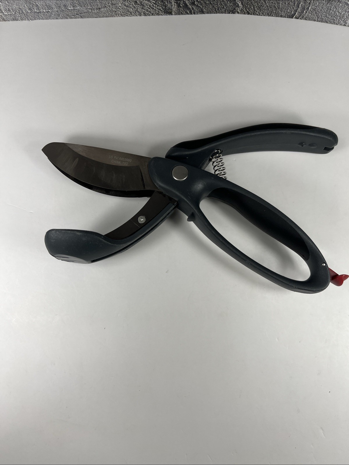 Pampered Chef Double Bladed Salad Chopper Shears Scissors 2582