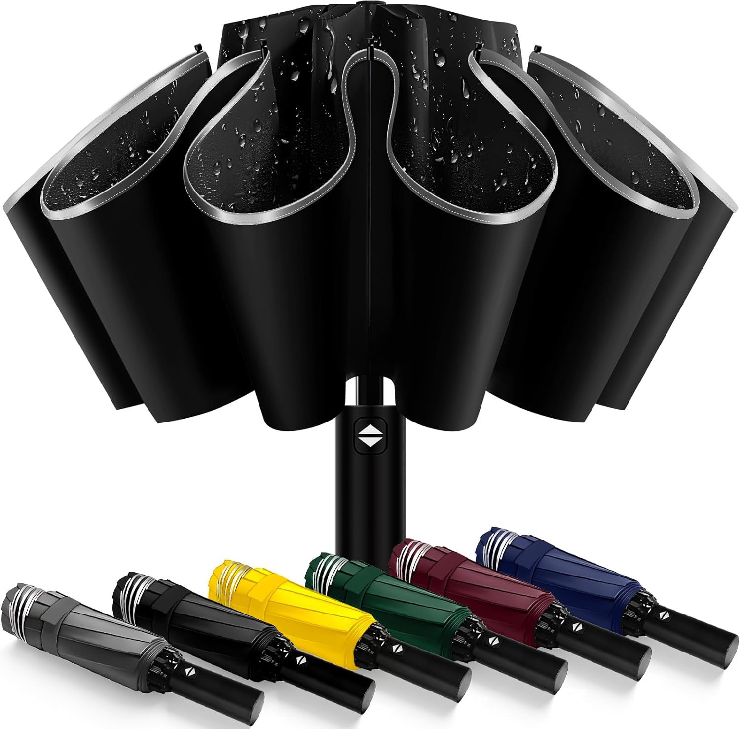 Travel Umbrella Superior, Beautiful & Compact, Large Strong but Light Portable a