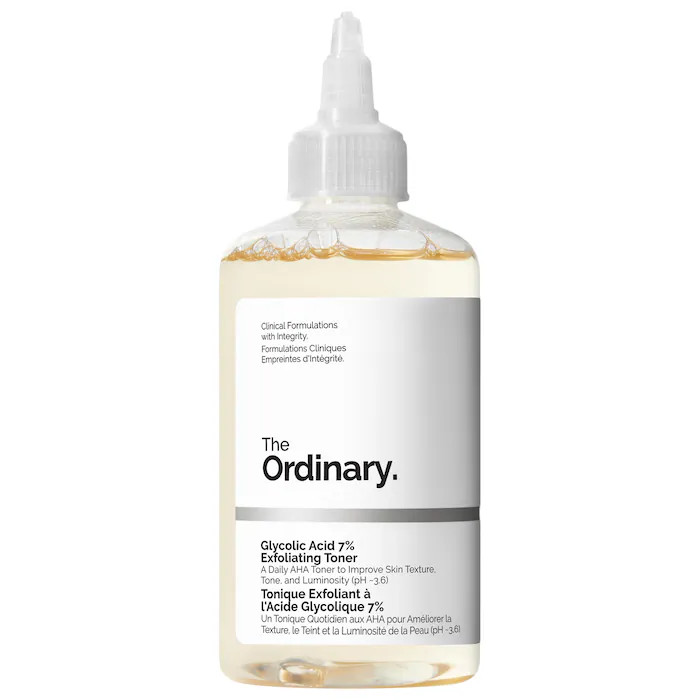 The Ordinary Glycolic Acid 7% Exfoliating and Brightening Daily Toner 8 oz/ 240