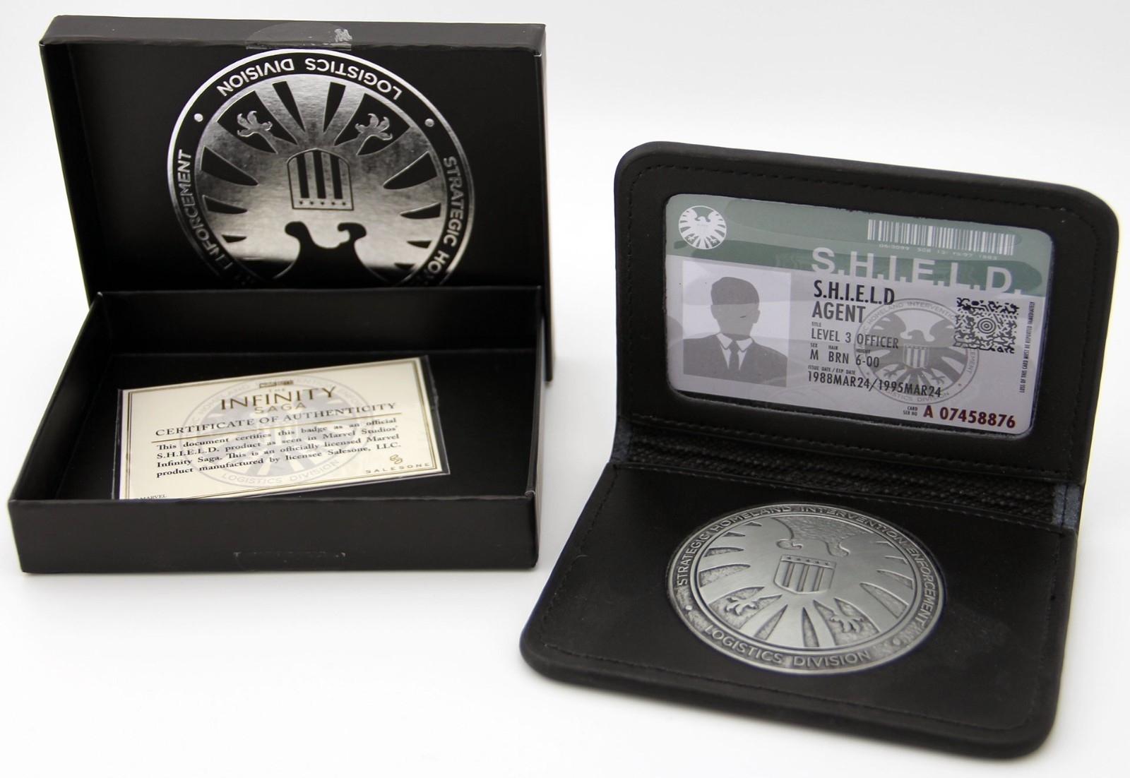 Marvel Infinity Saga Shield Agent Wallet ID Badge Replica