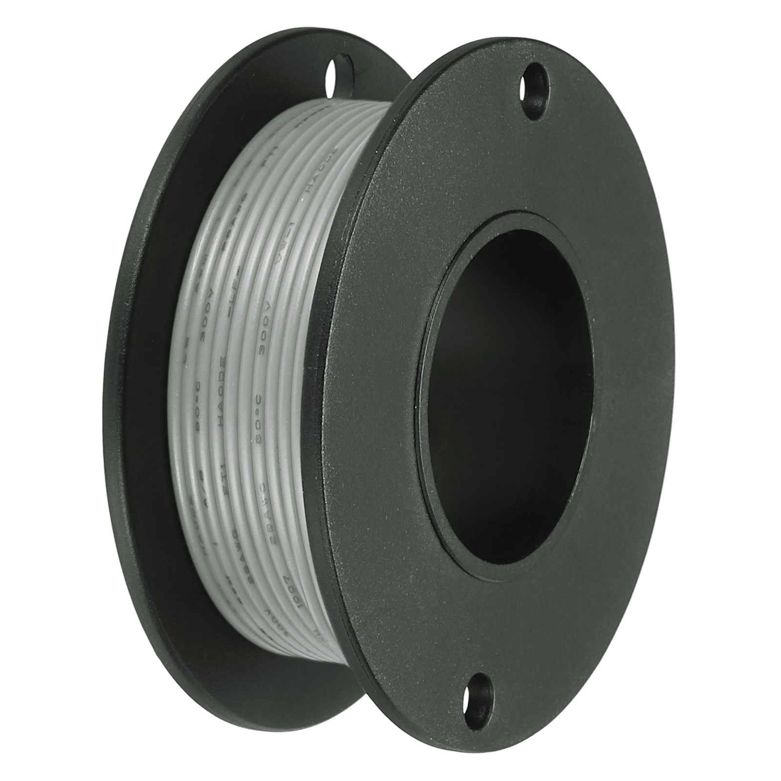 28AWG Stranded Wire PVC Hookup 10M/33ft Grey, Electrical Wire UL1007 Spool