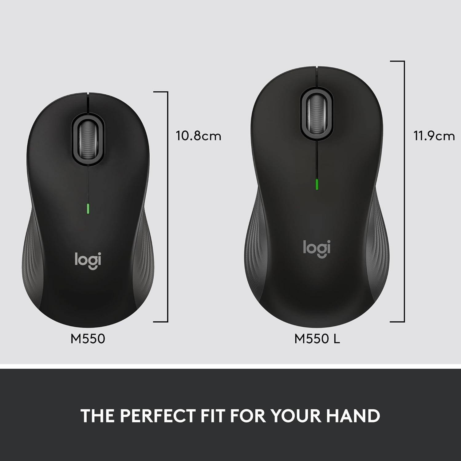 Logitech M550 Wireless Bluetooth Mouse for Small to Medium Sized Hands Black
