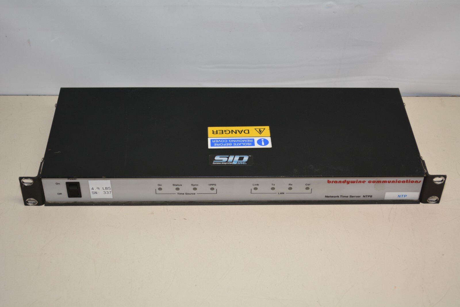 Brandywine Communications Network Time Server NTP8 #W985