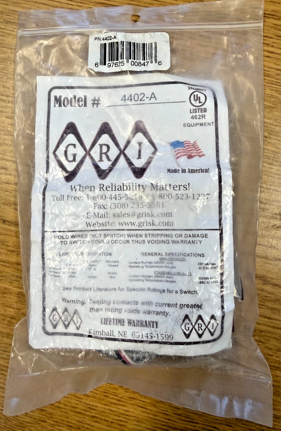 GRI #4402-A Industrial Aluminum Surface Mount Switch Set