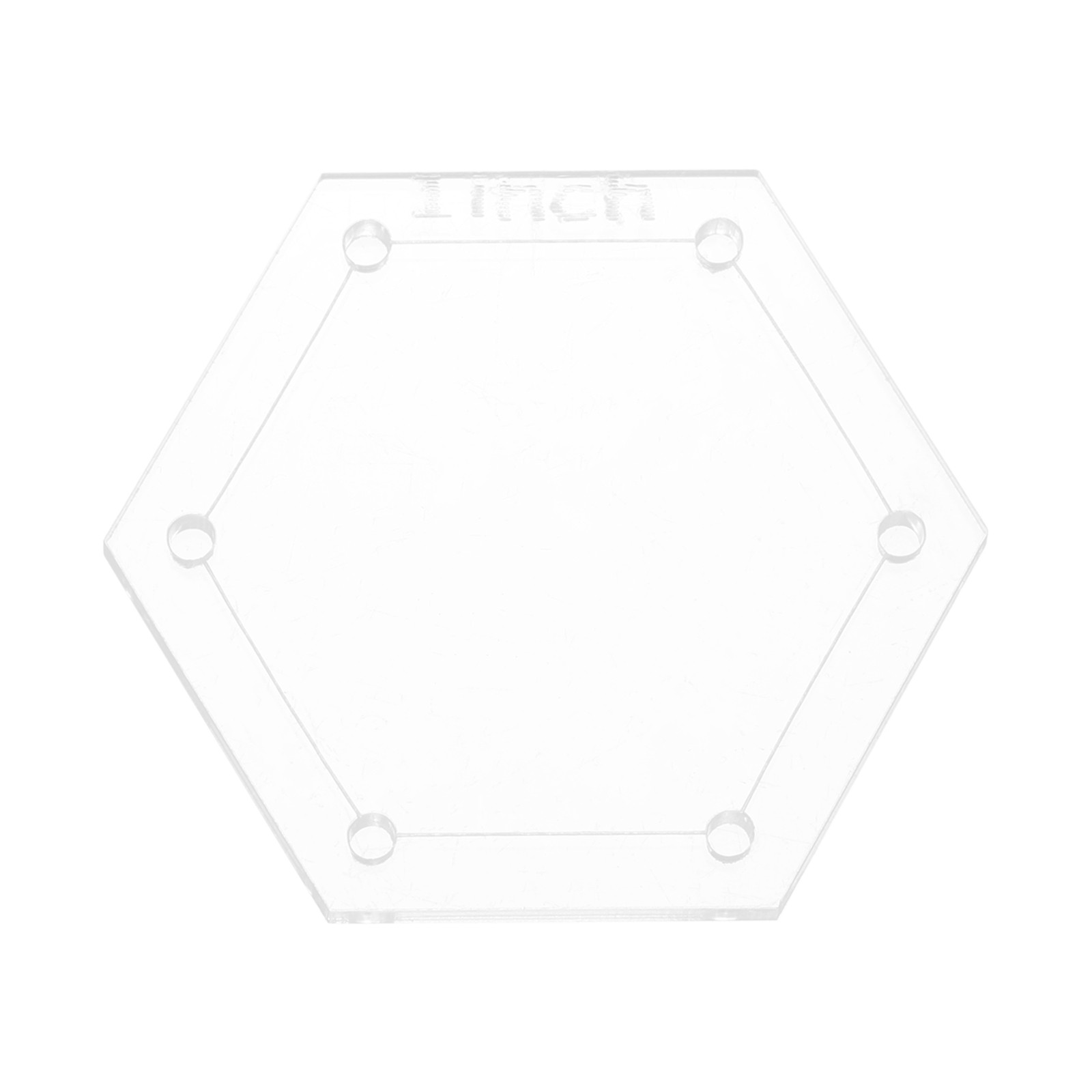 1" Acrylic Hexagon Quilting Template for DIY Quilting Sewing Craft