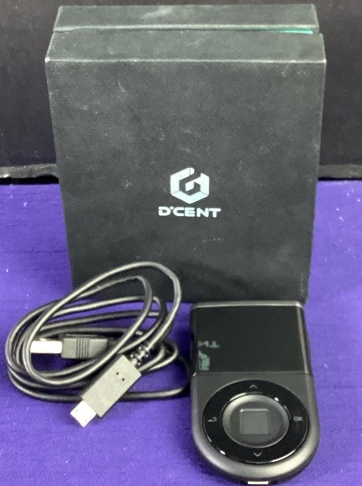DCent 2ASN5-DCENT-ID-BLK Multi-Crypto Hardware Wallet