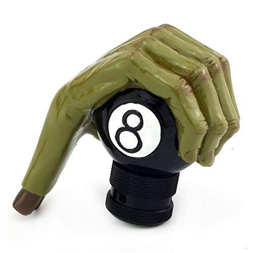MT Gear Shifter Handle, Car Shift Stick Knob Devil Hand Griping Black Green