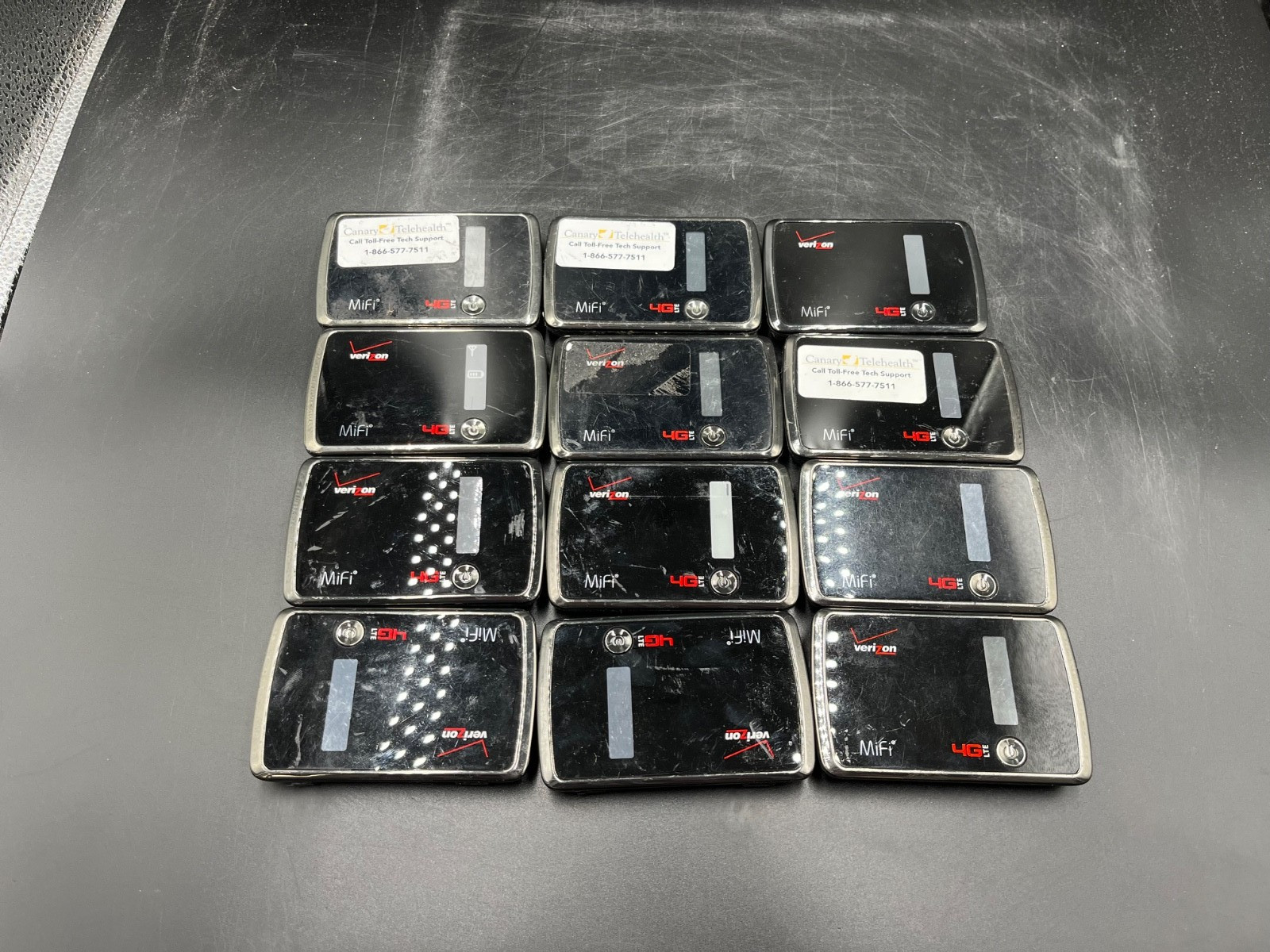 Lot of 12 Verizon Novatel Jetpack 4510L MiFi 4G LTE Hotspot Mobile w/ Batteries