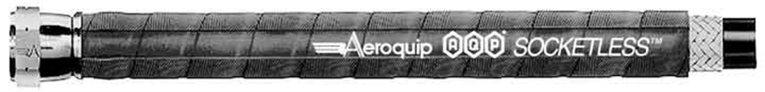 FCN0620 AQP Black -06AN Socketless Hose - 20 Feet