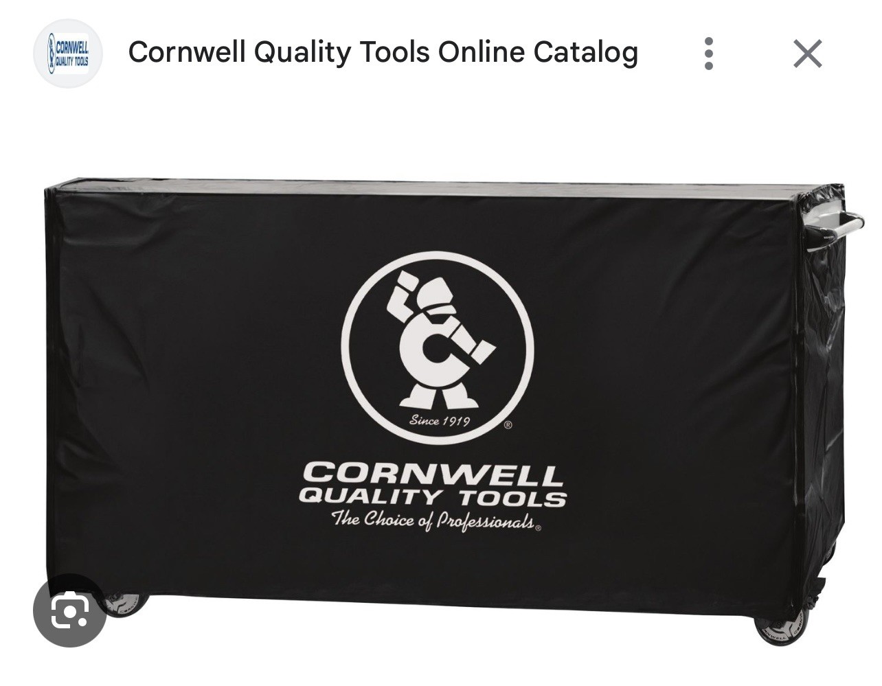 CORNWELL 76” PRO SERIES METAL ZIPPER ZIP UP TOOLBOX COVER **NEW** #CTS76CHCPS
