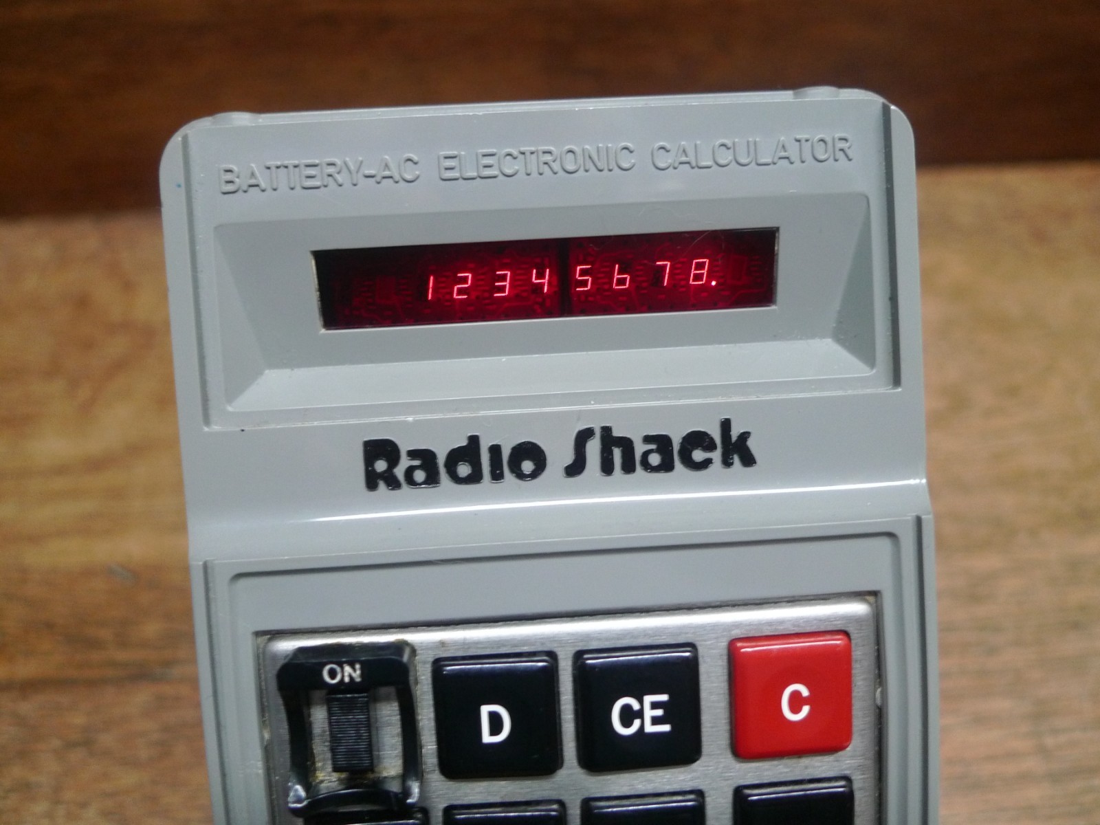 RADIO SHACK EC-100 ULTRA RARE 1972 KLIXON VINTAGE CALCULATOR WORKS PERFECTLY