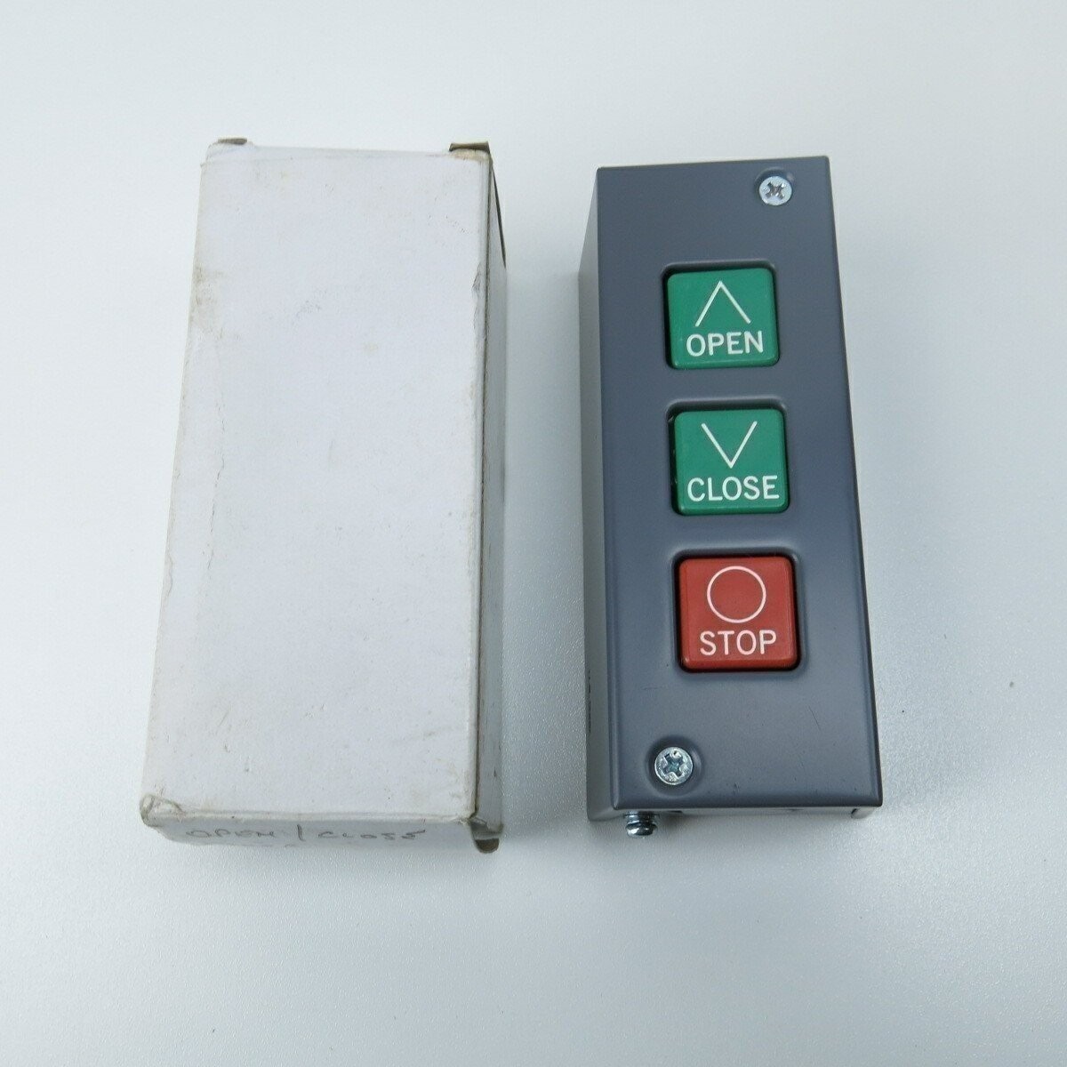 MMTC PBS-3R Metal Three Button Interior Wall Surface Mount Control Station