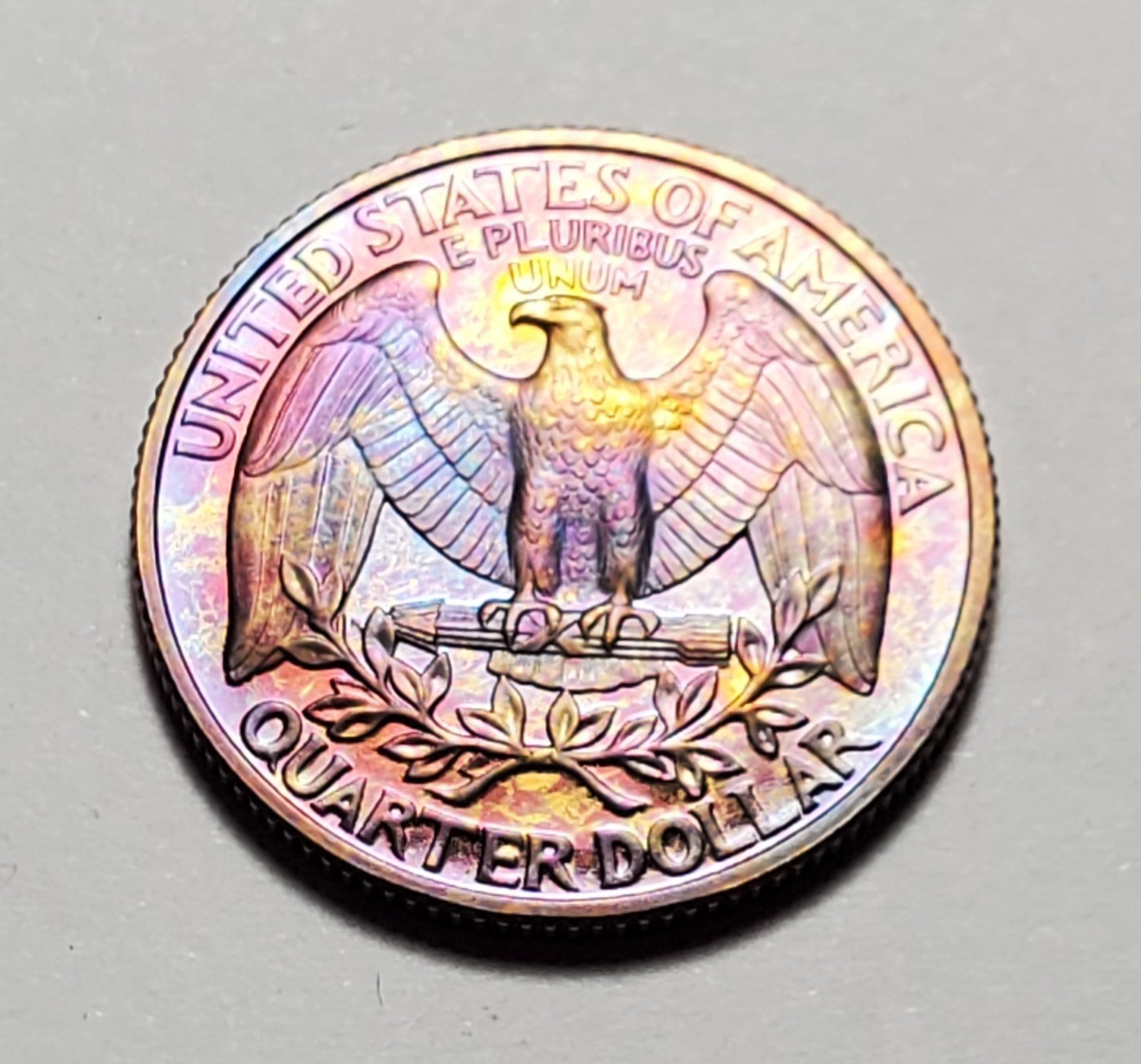 TONED 1994 S WASHINGTON QUARTER CLAD PROOF UNC #C10730