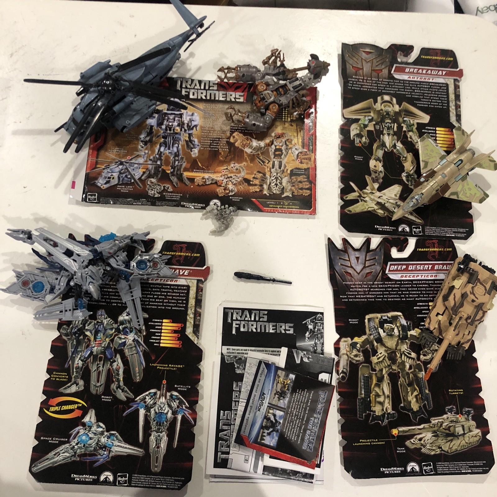 Vintage 2008 Lot 5 Transformers  As Is