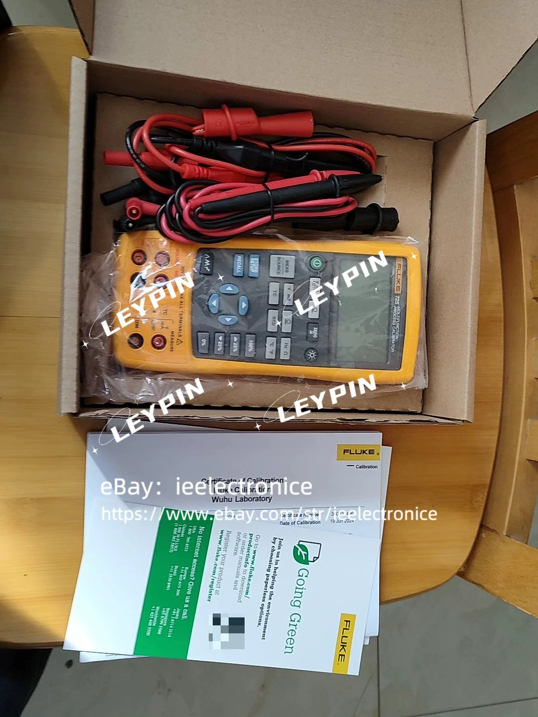 FLUKE 725 MULTIFUNCTION PROCESS LOOP MA VOLT MV CALIBRATOR NEW 2024#Iee