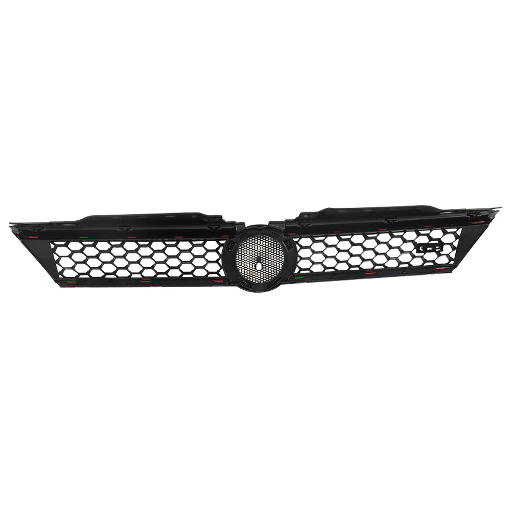 Front Bumper Upper＆Lower Grille Kit W/Bezels Trim Grill For VW Jetta 2011-2014