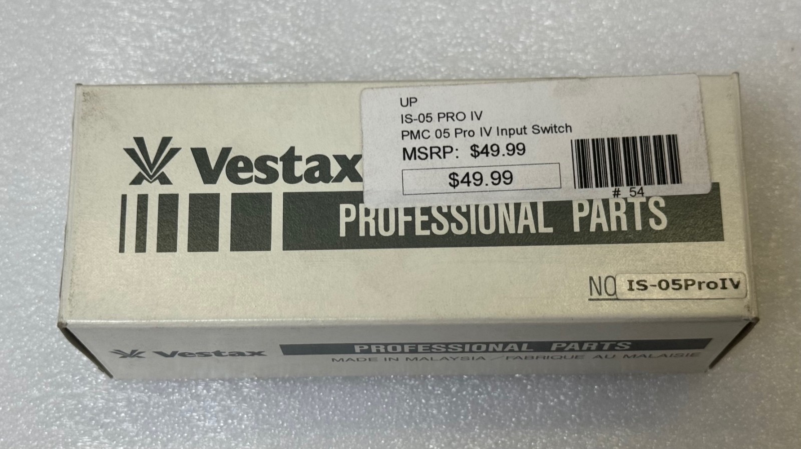 Vestax IS-05 Pro IV Input Select Switch for the PMC-05 Pro IV