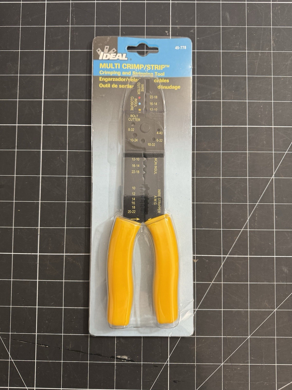 Ideal Electrical Crimp, Strip & Wire Cutting Multi Tool 45-788 Factory Sealed