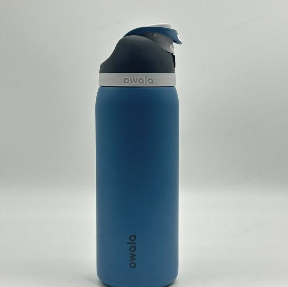 Owala FreeSip 40oz Stainless Steel Water Bottle Blue Oasis Top Quality US Stock