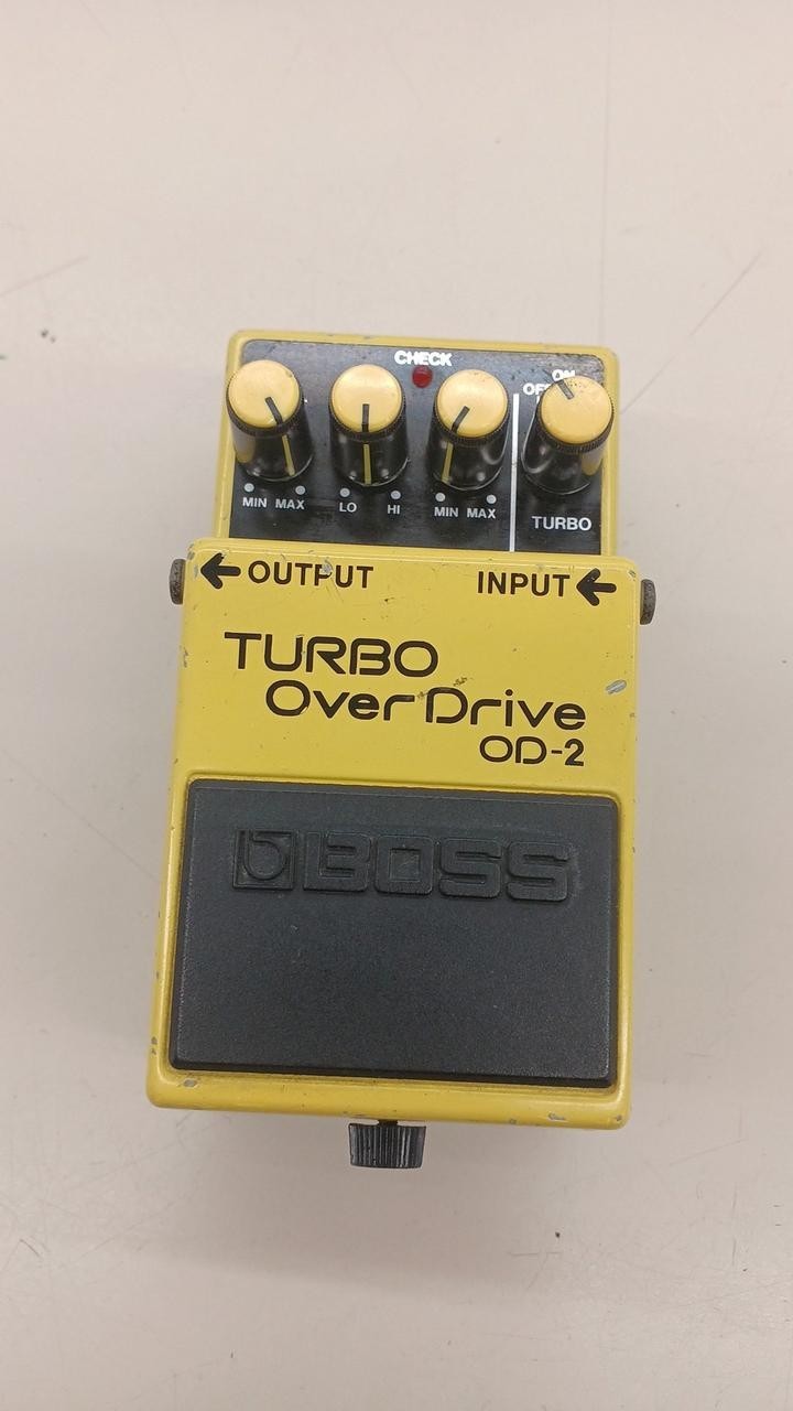 BOSS OD-2 Overdrive Guitar Effects Pedal Cleaned Tested Working Fast Shipping