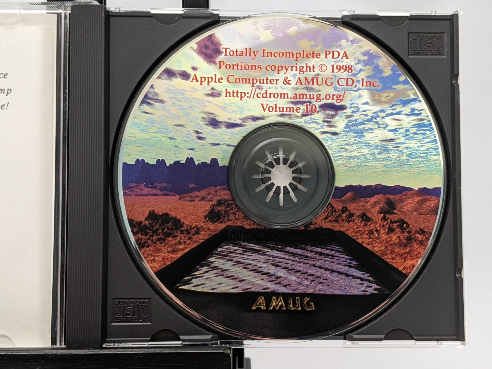Totally For Newton 10 AMUG CD: Vintage Software Apps Collection Mac & PC 1998